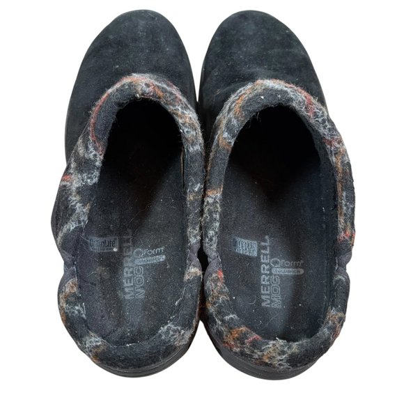 Merrell Encore Black Velvet Clogs - Picture 3 of 7